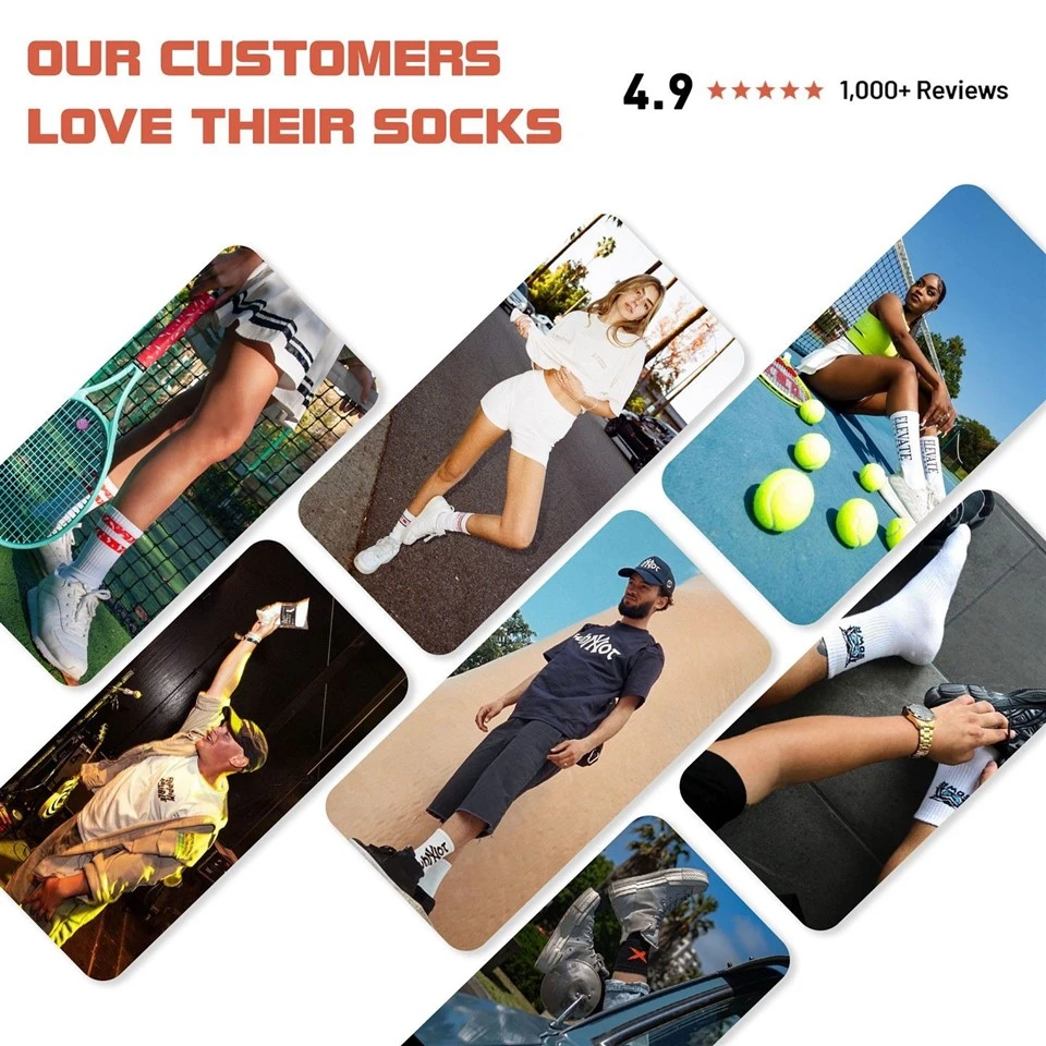 Custom Athletic Crew Socks high quality
